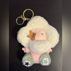 Fashion Vivienne Plush Bag Charm Keychain